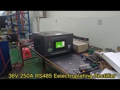 36V 250A com rectificador de galvanização RS485+HMI