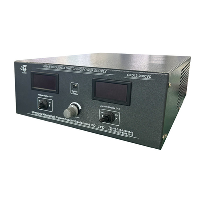 12V 200A Display Digital Anodizing Power Supply 2.4KW AC Input 380V Proteção contra sobrevoltagem de três fases