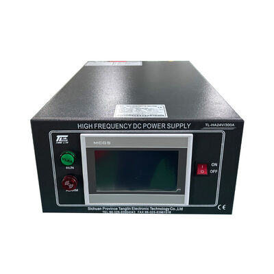 Retificador de Galvanoplastia 24V 300A com Controle PLC Fonte de Alimentação DC de Entrada 380V para Tratamento de Superfície