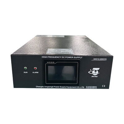Bom preço 12V 200A IGBT Rectificador de Eletroplatação com PLC HMI Modbus TCP Low Ripple ≤ 3% 220V 3 Fase Input on-line